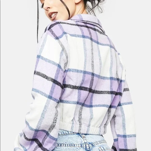 NWT Wink And Smile Plaid Jacket - Picture 4 of 10